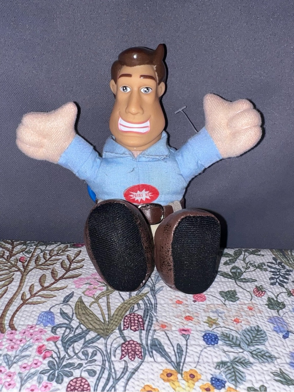 vintage 2003 Mr. Wonderful Talking Keychain/Clip Doll